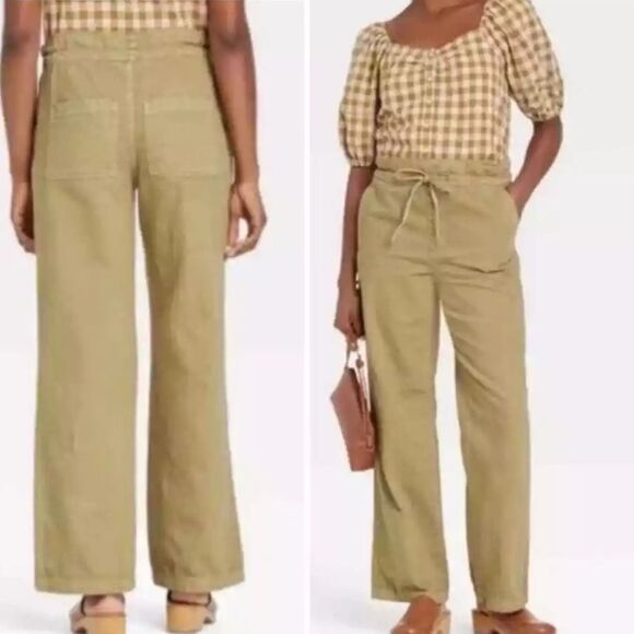 Universal Thread Goods Co Woman Pants Olive Green Size 00R - Picture 1 of 11